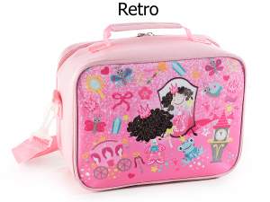 Ingrosso borse frigo lunch box porta merende bimba