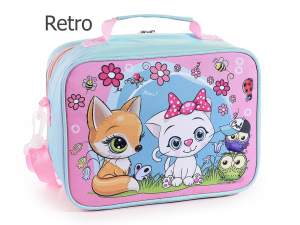 Ingrosso lunch box porta merende bimba animali