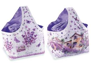ingrosso cestino borsa con sacchetto lavanda