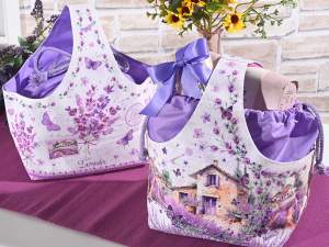 ingrosso cestino borsa con sacchetto lavanda