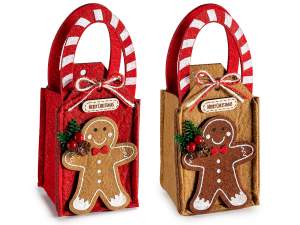 ingrosso borsetta natale pan di zenzero