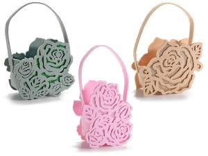 ingrosso borse panno rosa
