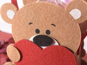 borsette orsetto cuore ingrosso san valentino