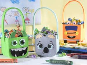 Borsette bimbi in panno all'ingrosso