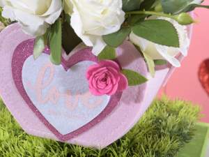 Ingrosso borse in panno cuore love