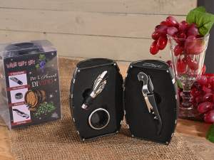ingrosso botte vino accessori kit sommelier