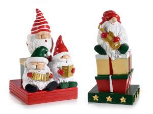 Bougeoir gnomes de Noël en gros