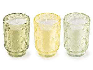 grossiste bougeoir verre mèche cire