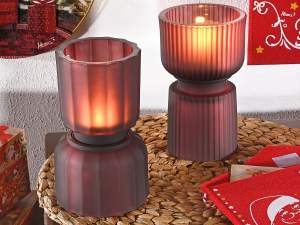 Vente en gros bougeoir en verre vase tasse