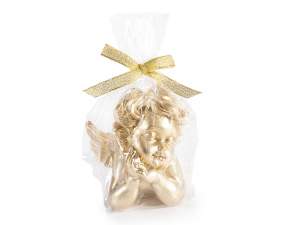 bougie ange de Noël en or en gros