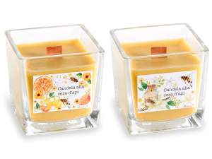 gros pot bougie cire d'abeille