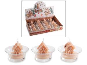 bougies en pain d'épices de Noël en gros