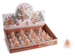 bougies en pain d'épices de Noël en gros