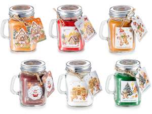 bougies de Noël en pot carafe en gros