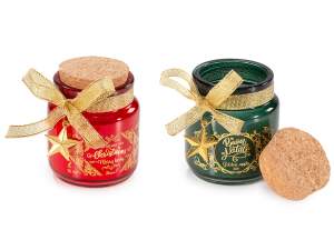 bougie de Noël parfumée en pot en gros