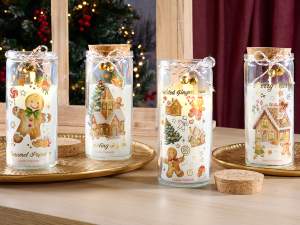 bougie de Noël en pain d'épices en gros
