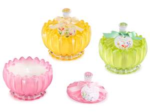 gros bougie pot en verre parfum