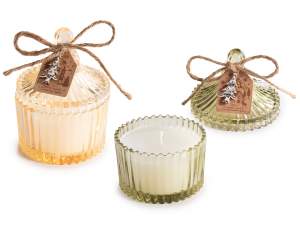 bougies en pot de Noël en gros