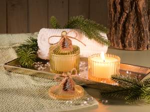 bougies en pot de Noël en gros
