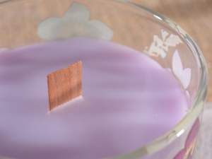 grossiste bougies en verre pot de parfum fleurs