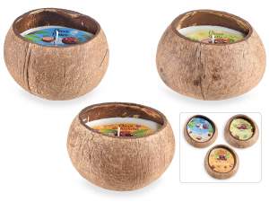 bougies en noix de coco produites en gros