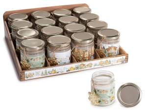 bougies en pot de Noël en gros