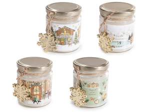 bougies en pot de Noël en gros