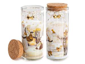 Noel de gros bougies et bougeoirs