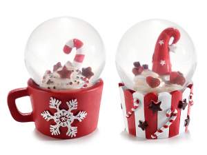 vente en gros boule à neige bonbons de Noël