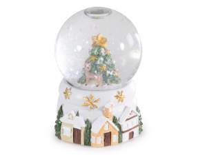 village de Noël boule de neige en gros