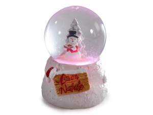 boules de neige en gros lumières de Noël