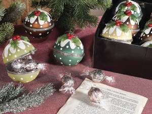 grossiste boules de Noël pois baies