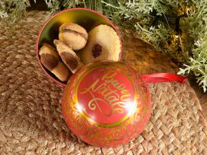 Boule de Noël en métal ouvrable en gros