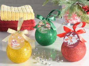 gel douche boule de Noël en gros
