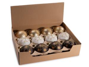 grossiste boules de Noël en verre