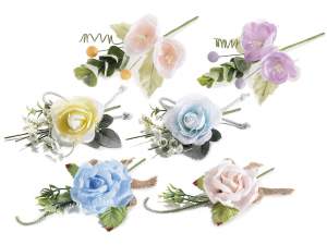 fleurs artificielles en gros tissu baies