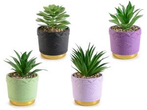 Bouquet of artificial and potted flowers wholesale