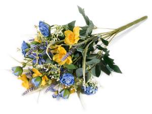 wholesale bouquet daffodils lavender peonies