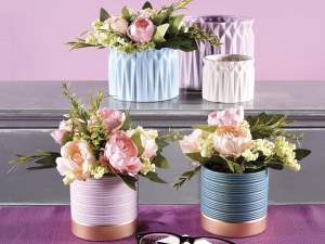 wholesale artificial pink peonies
