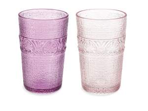 Vente en gros dessous de verre de bouteille en verre