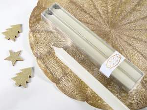 wholesaler of ivory white long candles