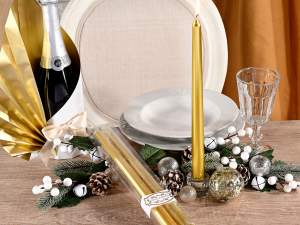 wholesale gold metal stem candle