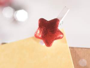 Wholesaler wooden star clothes pegs