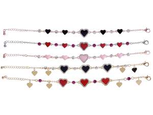 Grossista bracciali cuore san valentino