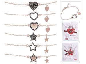 Ingrosso bracciali cuore stella regalo