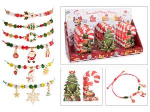 ingrosso braccialetti perline natale regalo