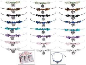 ingrosso braccialetti corda pietre