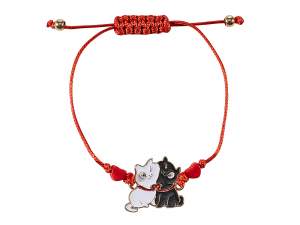 Bracelets en ficelle en forme de cœur pour enfants