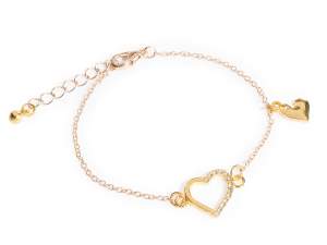 bracelet étoile coeur strass en gros