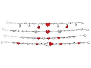 Bracelet cœur pour la Saint-Valentin en gros
